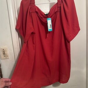 Papermoon Women's Coral Blouse